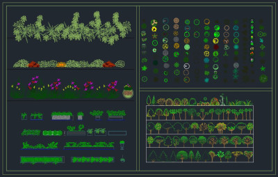 Plants CAD Blocks Free Download (DWG Files)